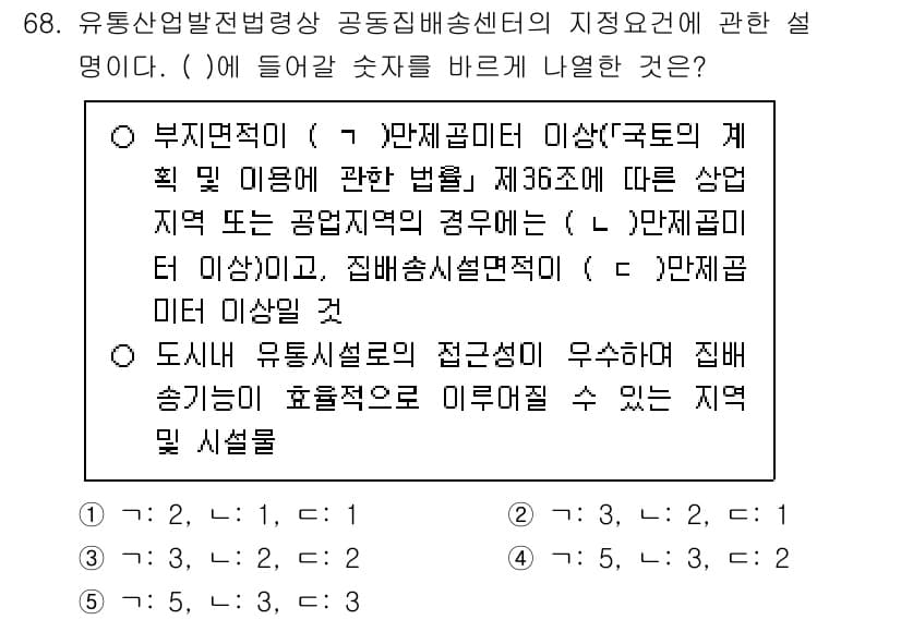 물류관리사_2교시 2025년 68번 - 정답과 핵심 포인트를 검수 중인 기출문제