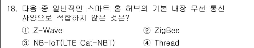 지능형홈관리사 2025년 18번 - 정답과 핵심 포인트를 검수 중인 기출문제