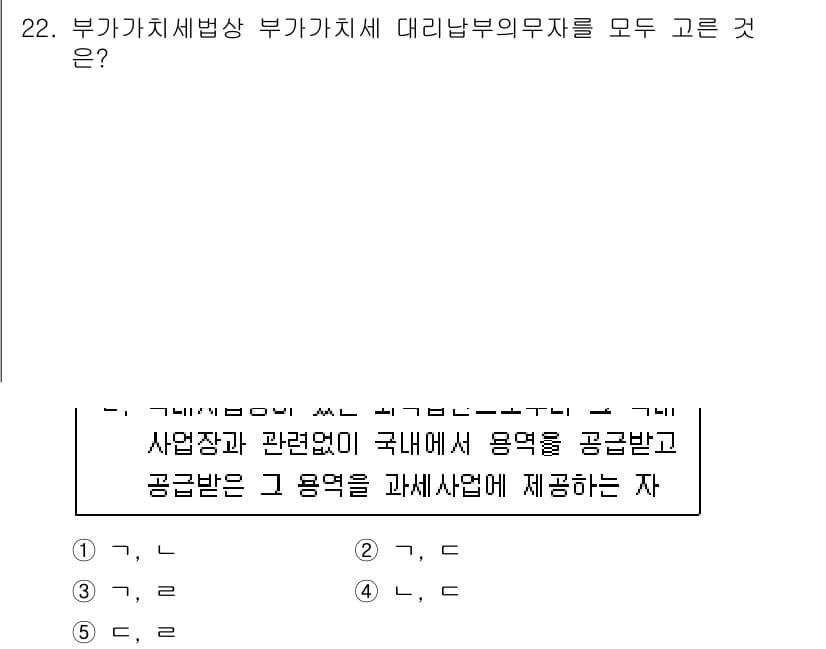관세사_내국소비세법 2016년 22번 - 정답과 핵심 포인트를 검수 중인 기출문제