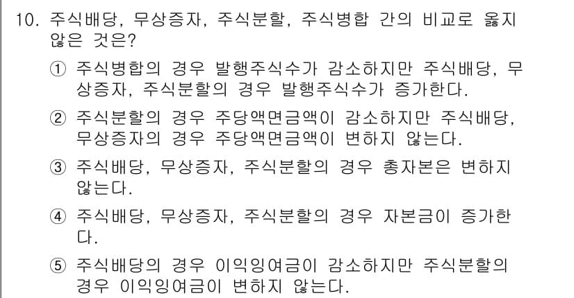 관세사_회계학 2016년 10번 - 정답과 핵심 포인트를 검수 중인 기출문제