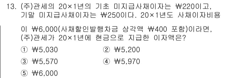 관세사_회계학 2018년 13번 - 정답과 핵심 포인트를 검수 중인 기출문제