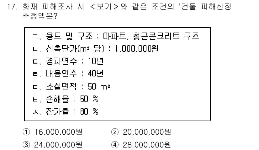 소방공무원(경력)_응급처치학개론 2025년 17번 - 정답과 핵심 포인트를 검수 중인 기출문제