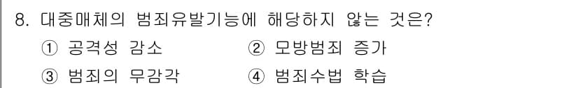 경비지도사_2차(범죄학) 2025년 8번 - 정답과 핵심 포인트를 검수 중인 기출문제