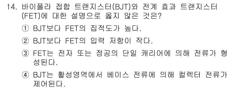 9급_국가직_공무원_전자공학개론 2025년 14번 - 정답과 핵심 포인트를 검수 중인 기출문제