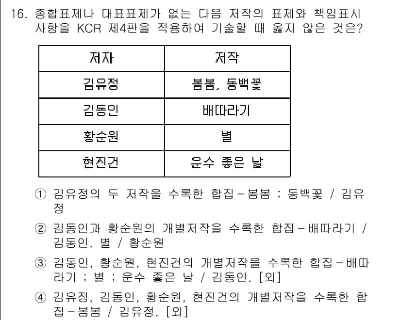 9급_지방직_공무원_자료조직개론 2024년 16번 - 정답과 핵심 포인트를 검수 중인 기출문제
