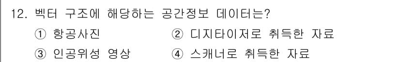 9급_지방직_공무원_지적전산학개론 2024년 12번 - 정답과 핵심 포인트를 검수 중인 기출문제